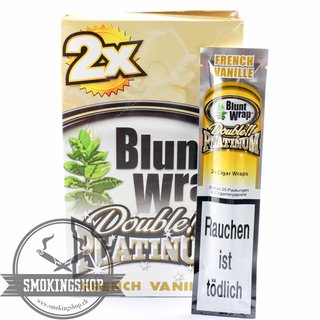 Blunt Wrap Double Platinum - FRENCH VANILLA